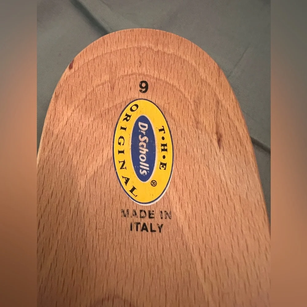 DR. SCHOLLS wood sandals 9 - Picture 9 of 12